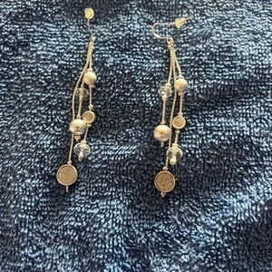 Elegant Gold Dangle Earrings